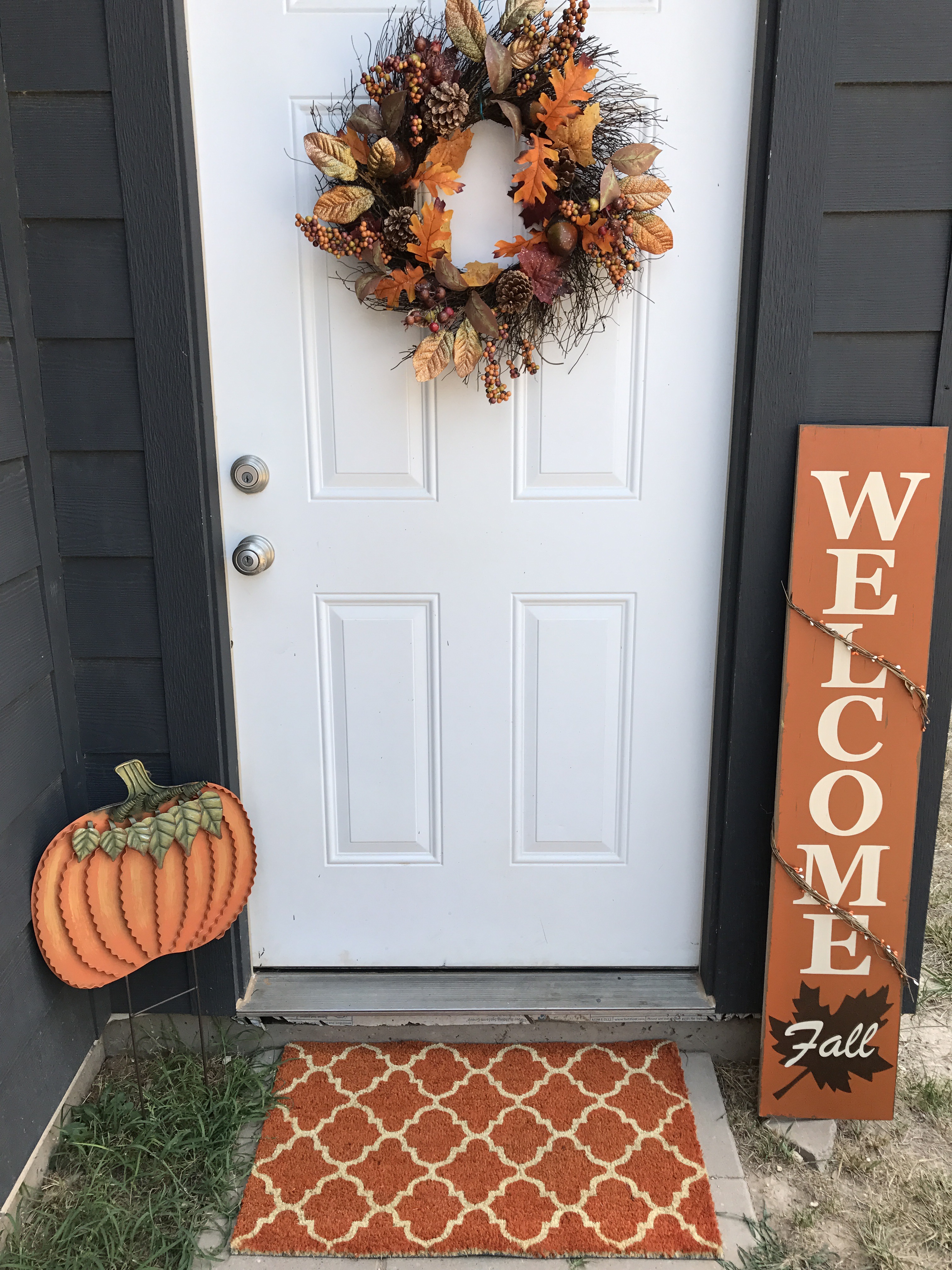 Front Door Decor For Fall Under 100 With At Home Creative Meli